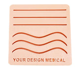 Medium 3-Layer Suture Pad with Wounds (4x4")