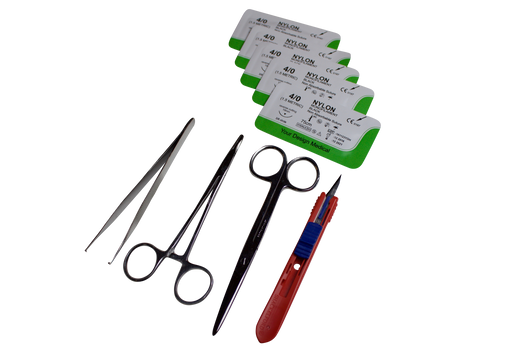 Suture Instrument Kit (Tools & Sutures)