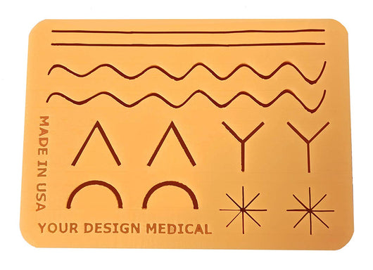 Large 3-Layer Suture Pad with Wounds -- 2019 Version